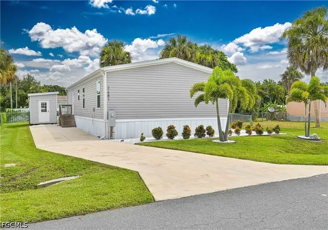 Manufactured home for sale at 2481 Austin Smith Ct, North Fort Myers, FL 33917 | MLS# 2026042107