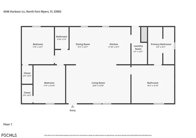 Photo 2 of Manufactured home for sale at 2481 Austin Smith Ct, North Fort Myers, FL 33917 | MLS# 2026042107 | Listing updated on 2026-10-07
