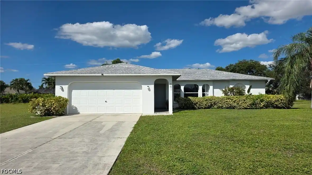 Photo 1 of Single family home for sale at 401 Se 15th Terrace, Cape Coral, FL 33990 | MLS# 2026045076 | Listing updated on 2026-10-27