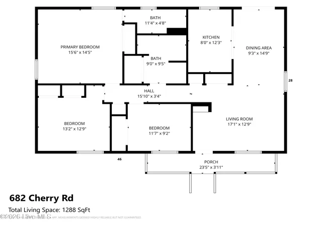 Photo 4 of Single family home for sale at 682 Cherry Rd, Washington, NC 27889 | MLS# 100586571 | Listing updated on 2026-09-15