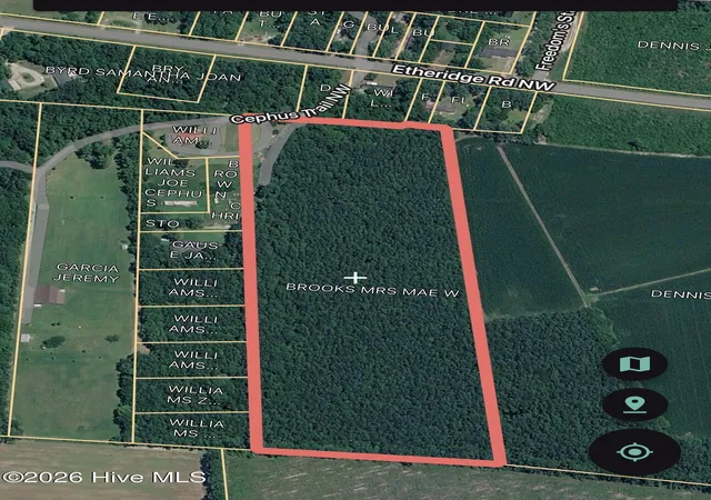 Photo 1 of Land for sale at 0 Etheridge Rd Nw, Longwood, NC 28452 | MLS# 100578442 | Listing updated on 2026-09-29