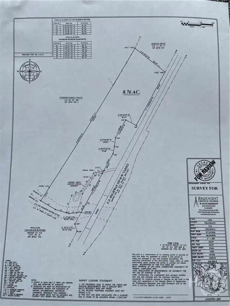 Photo 1 of Land for sale at Tract 1 Highway 29, Royston, GA 30662 | MLS# CL364730 | Listing updated on 2026-09-21