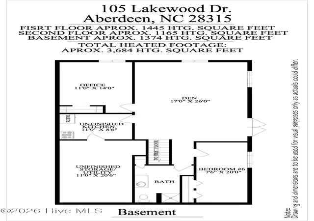 60th image of 105 Lakewood Dr, Aberdeen, NC 28315 | MLS# 100579038