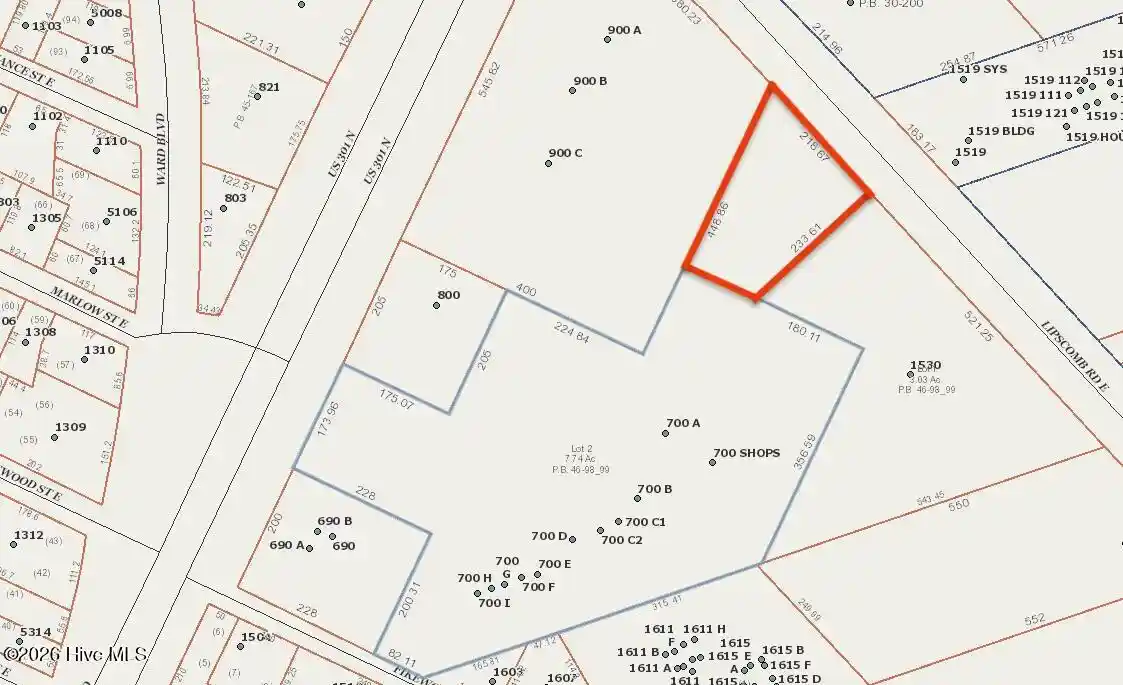 Photo 1 of Land for sale at 700 Us Hwy 301 N, Wilson, NC 27893 | MLS# 100605890 | Listing updated on 2026-09-24