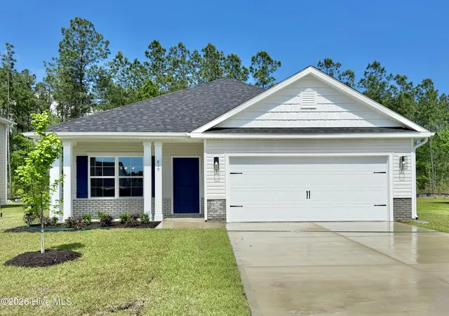 Photo 1 of Single family home for sale at 820 Hidden Brg Dr, Jacksonville, NC 28546 | MLS# 100580702 | Listing updated on 2026-10-01