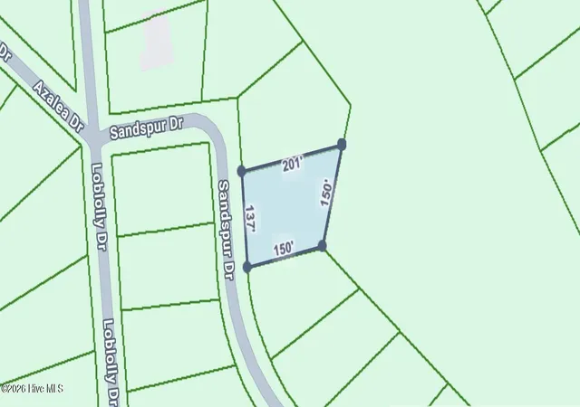 Photo 3 of Land for sale at 747 Sandspur Dr, Vass, NC 28394 | MLS# 100581678 | Listing updated on 2026-08-19