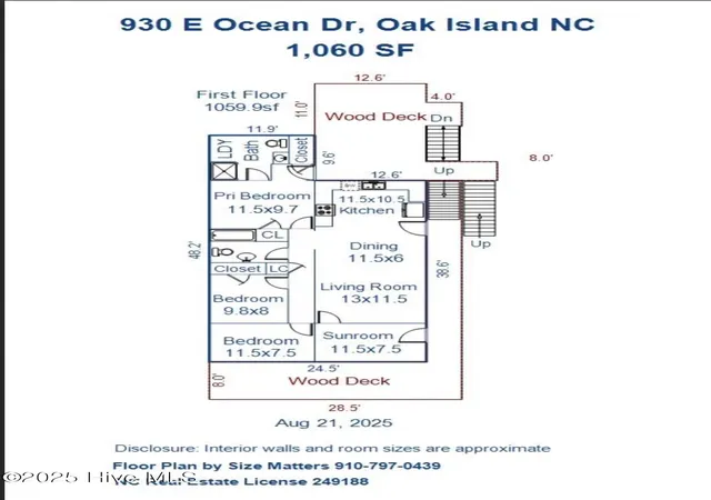 Photo 3 of Single family home for sale at 930 E Beach Dr, Oak Island, NC 28465 | MLS# 100585917 | Listing updated on 2026-08-20
