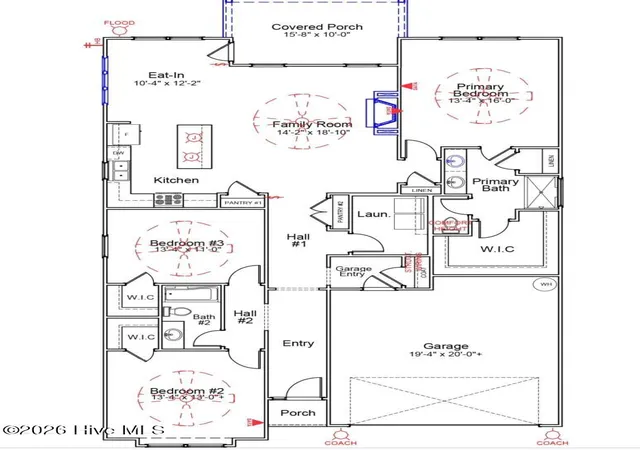 Photo 2 of Single family home for sale at 1537 Rodanthe Ave, Castle Hayne, NC 28429 | MLS# 100581372 | Listing updated on 2026-09-06