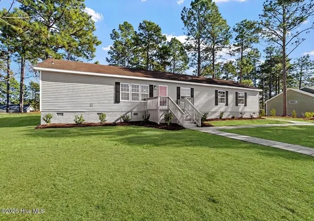 Photo 1 of Manufactured home for sale at 190 Pickett Cir, Vass, NC 28394 | MLS# 100554669 | Listing updated on 2026-08-28