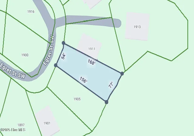 Photo 4 of Land for sale at 1909 Egret St SW, Shallotte, NC 28470 | MLS# 100590992 | Listing updated on 2026-09-29