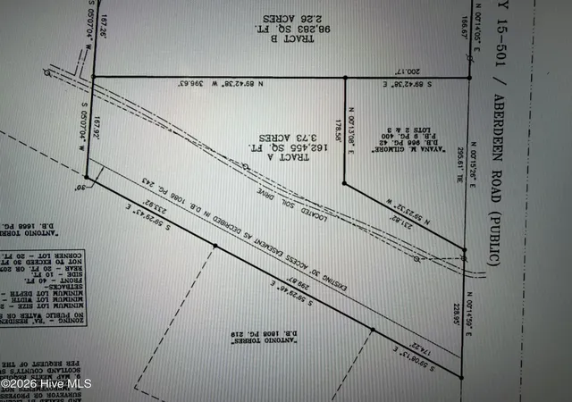 Photo 1 of Land for sale at Tract A Aberdeen Rd, Marston, NC 28363 | MLS# 100568107 | Listing updated on 2026-08-13