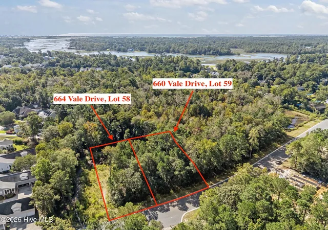Land for sale at 660 & 664 Vale Dr, Wilmington, NC 28411 | MLS# 100560829 | Listing updated on 2026-07-02
