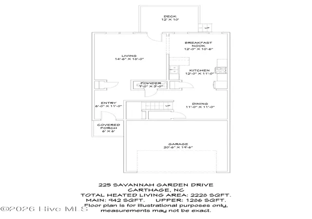 Photo 2 of Single family home for sale at 225 Savannah Garden Dr, Carthage, NC 28327 | MLS# 100588941 | Listing updated on 2026-08-18
