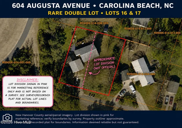Photo 2 of Single family home for sale at 604 Augusta Ave, Carolina Beach, NC 28428 | MLS# 100572829 | Listing updated on 2026-09-11