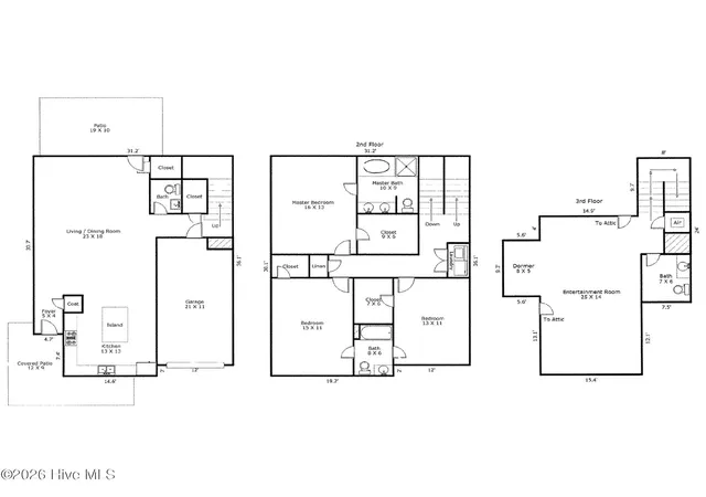 Photo 1 of Townhouse for sale at 3341 Jasper Pl, Wilmington, NC 28409 | MLS# 100588989 | Listing updated on 2026-09-07