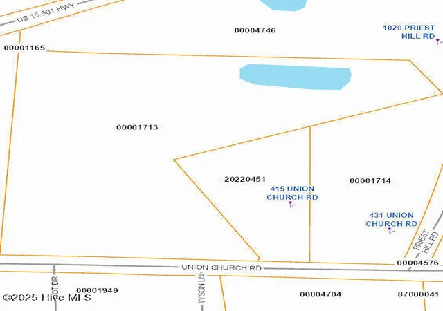 Photo 3 of Land for sale at Tbd Union Church Rd, Carthage, NC 28327 | MLS# 100580922 | Listing updated on 2026-06-11