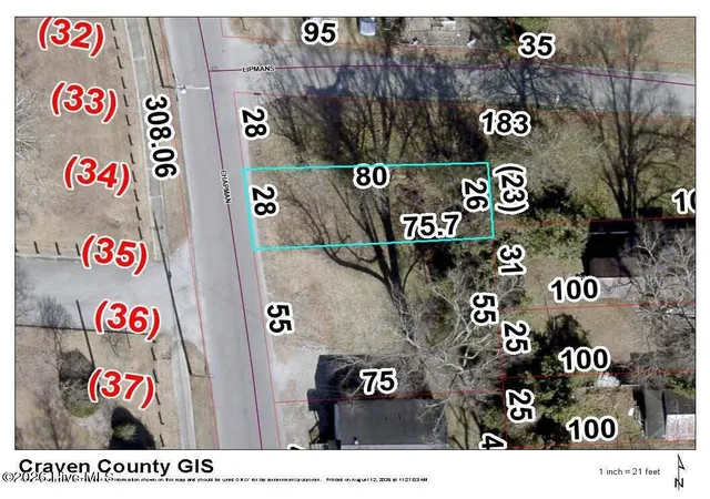 Photo 2 of Land for sale at 824 Chapman St, New Bern, NC 28560 | MLS# 100596238 | Listing updated on 2026-08-18