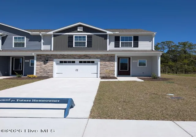 Photo 1 of Townhouse for sale at 107 Cmns View Dr, Hampstead, NC 28443 | MLS# 100590702 | Listing updated on 2026-09-29
