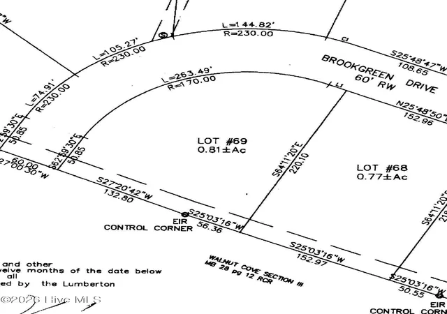 Photo 4 of Land for sale at Lot 69 Brookgreen Dr, Lumberton, NC 28358 | MLS# 100592074 | Listing updated on 2026-08-18