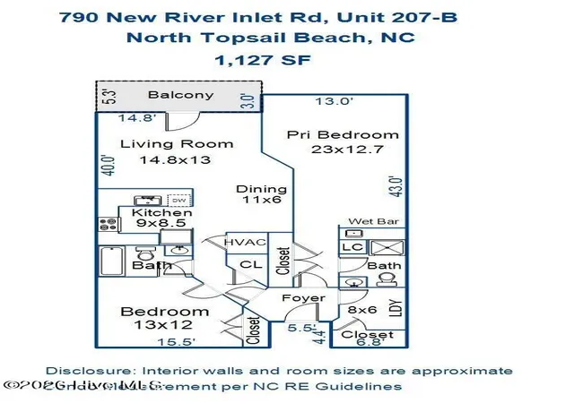 Homes for sale in North Topsail Beach, NC | 790 New River Inlet Rd #Unit 207b, North Topsail Beach, NC 28460 | MLS# 100568256