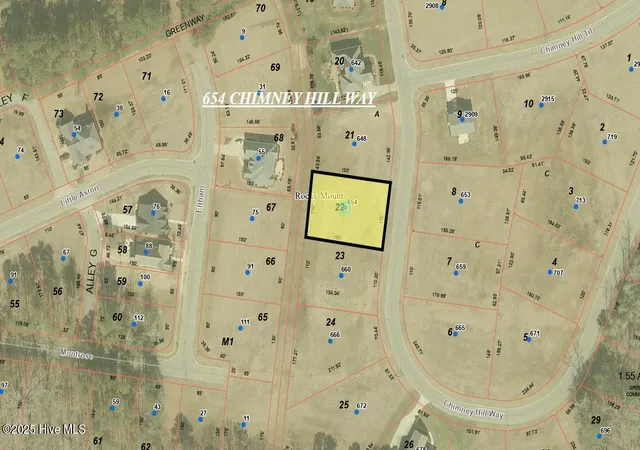 Photo 1 of Land for sale at 654 Chimney Hl Way, Rocky Mount, NC 27804 | MLS# 100490461 | Listing updated on 2026-03-02