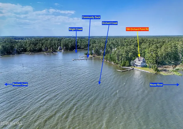 Photo 3 of Single family home for sale at 166 Orchard Point Rd, Oriental, NC 28571 | MLS# 100581808 | Listing updated on 2026-09-17