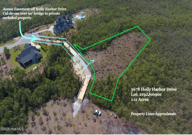 Photo 1 of Land for sale at 3678 Holly Harbor Dr, Southport, NC 28461 | MLS# 100577320 | Listing updated on 2026-07-28