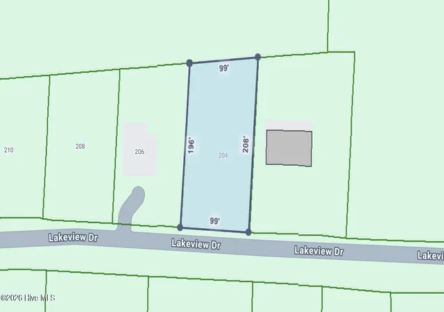 Photo 4 of Land for sale at 204 Lakeview Dr, Whispering Pines, NC 28327 | MLS# 100552420 | Listing updated on 2026-09-21