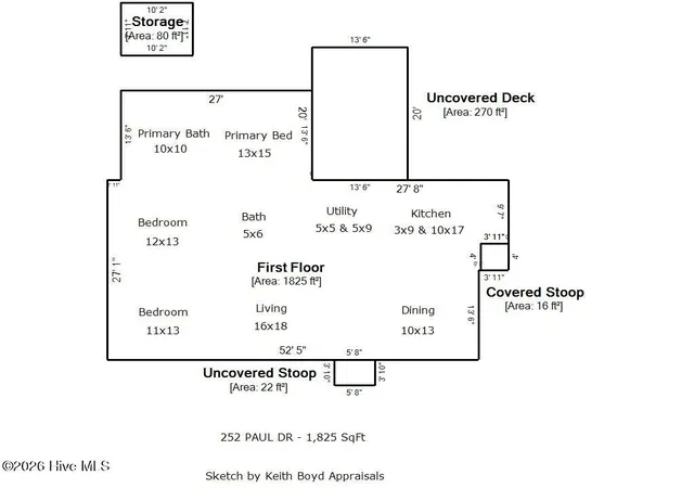 Photo 38 of Single family home for sale at 252 Paul Dr, Trenton, NC 28585 | MLS# 100583930 | Listing updated on 2026-08-18