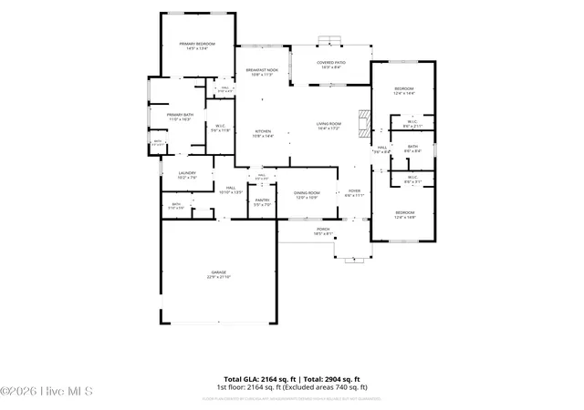 Photo 2 of Single family home for sale at 205 N Rabbit Run Dr, Smithfield, NC 27577 | MLS# 100562016 | Listing updated on 2026-09-20