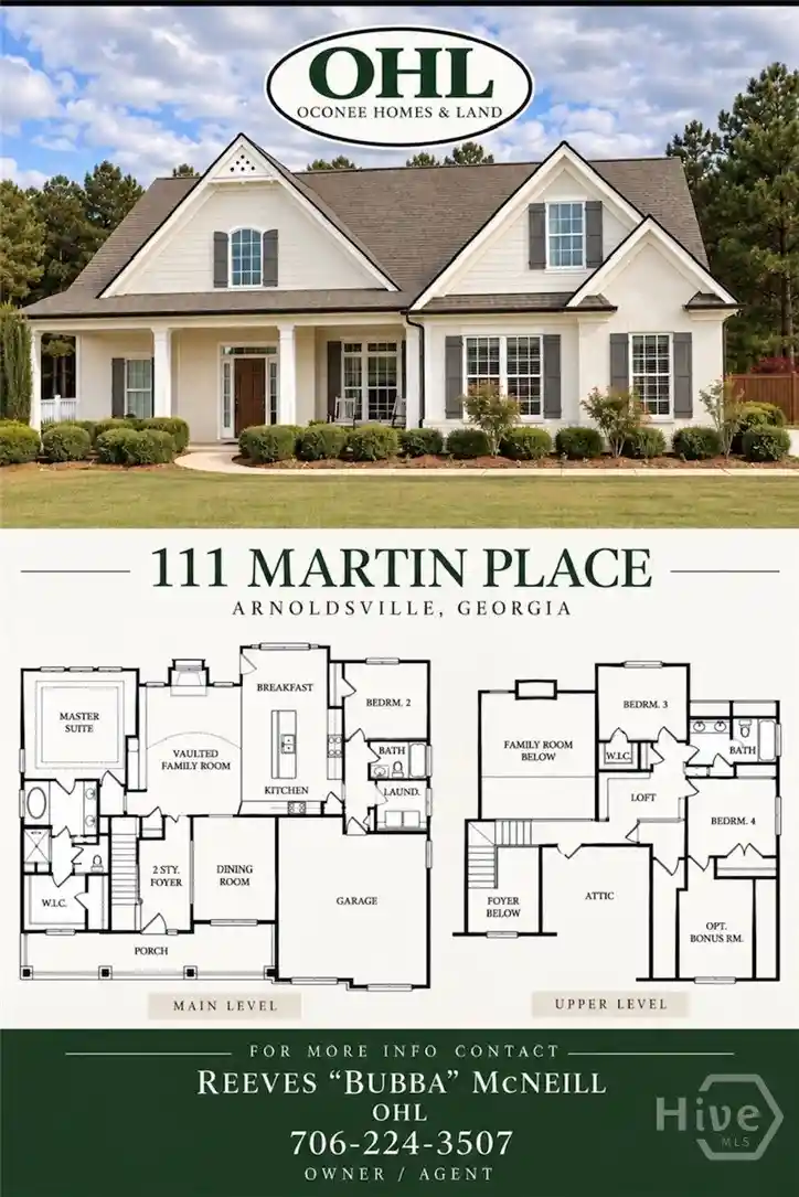 Photo 1 of Single family home for sale at 111 Martin Pl, Arnoldsville, GA 30619 | MLS# CL363932 | Listing updated on 2026-09-30