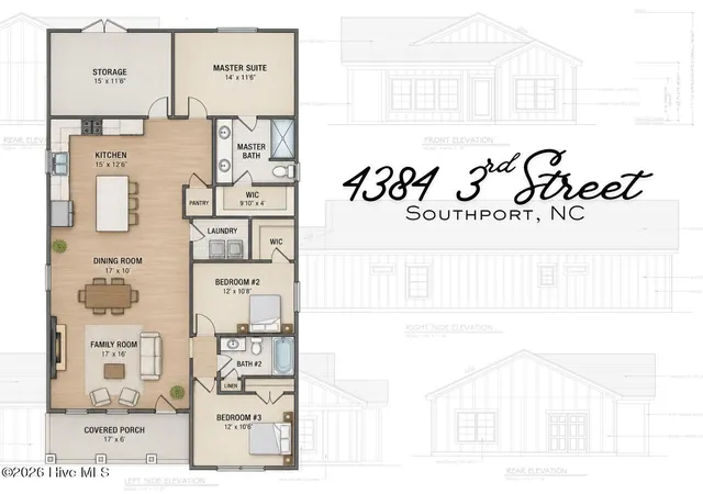 Photo 2 of Single family home for sale at 4384 3rd Street Se, Southport, NC 28461 | MLS# 100590501 | Listing updated on 2026-10-08