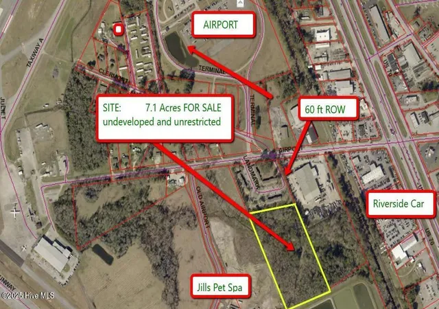 Photo 1 of Land for sale at 709 Airport Rd, New Bern, NC 28560 | MLS# 100487781 | Listing updated on 2026-08-03