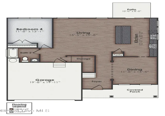Photo 3 of Single family home for sale at 416 Matthews Farm Rd #Lot 184, Hubert, NC 28539 | MLS# 100573255 | Listing updated on 2026-09-20