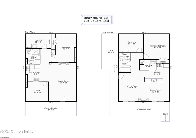 Photo 3 of Single family home for sale at 8007 8th Street, Surf City, NC 28445 | MLS# 100570015 | Listing updated on 2026-09-21