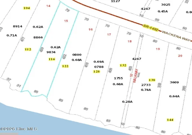 Photo 2 of Land for sale at 122 Wackena Way, Beaufort, NC 28516 | MLS# 100558768 | Listing updated on 2026-03-07
