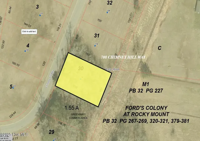 Photo 1 of Land for sale at 708 Chimney Hill Way, Rocky Mount, NC 27804 | MLS# 100490464 | Listing updated on 2026-03-02