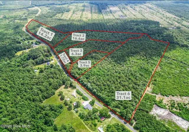 Photo 3 of Land for sale at 6ac Davis Rd, Richlands, NC 28574 | MLS# 100595146 | Listing updated on 2026-09-14