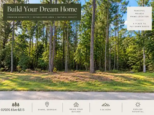 Photo 1 of Land for sale at 4209 Anderson Cir, Evans, GA 30809 | MLS# 100604396 | Listing updated on 2026-09-23