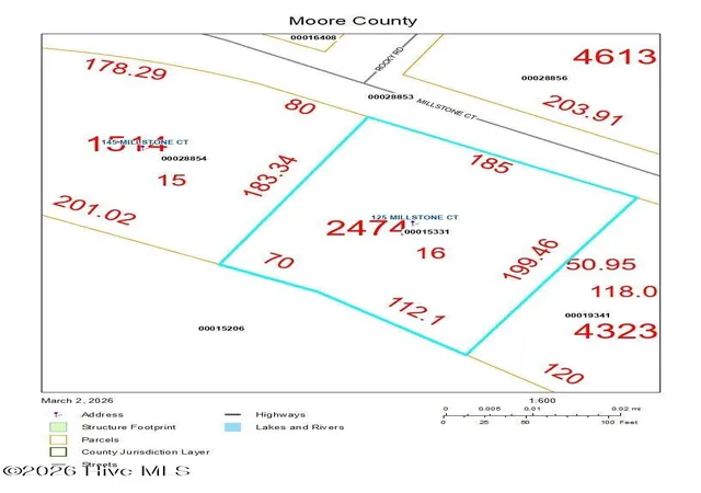 Photo 3 of Land for sale at 125 Millstone Ct, West End, NC 27376 | MLS# 100557453 | Listing updated on 2026-09-02