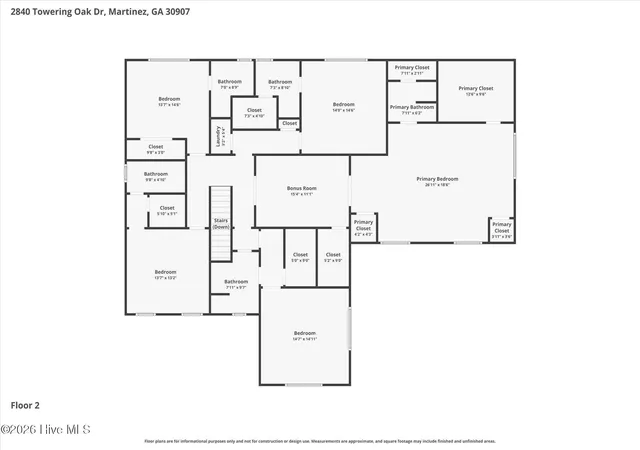 60th image of 2840 Towering Oak Dr, Augusta, GA 30907 | MLS# 100586506