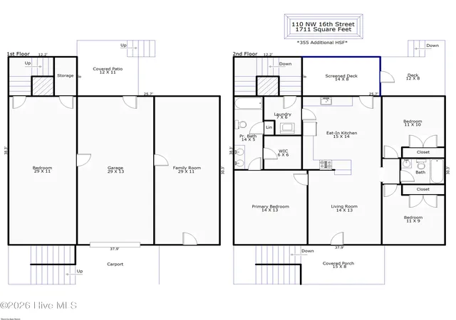 Photo 2 of Single family home for sale at 110 Nw 16th Street, Oak Island, NC 28465 | MLS# 100596106 | Listing updated on 2026-08-18