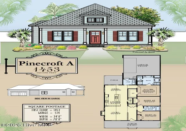 Photo 2 of Single family home for sale at 110 Mason St, Princeton, NC 27569 | MLS# 100594583 | Listing updated on 2026-09-20