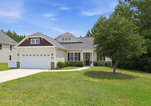 Photo 3 of Single family home for sale at 417 Cyrus Thompson Dr, Jacksonville, NC 28546 | MLS# 100581150 | Listing updated on 2026-08-18