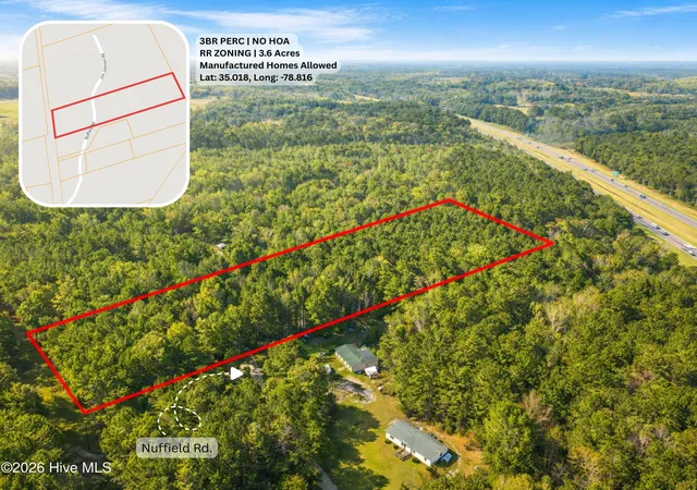 Photo 1 of Land for sale at 000 000 Nuffield Rd, Fayetteville, NC 28312 | MLS# 100593503 | Listing updated on 2026-08-30