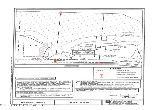 Photo 3 of Land for sale at 714 Helmsdale Dr, Wilmington, NC 28405 | MLS# 100581813 | Listing updated on 2026-08-25