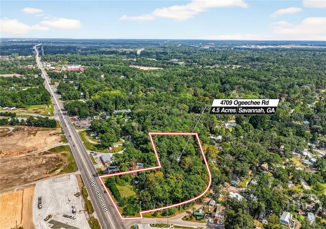 Photo 1 of Land for sale at 4709 Ogeechee Rd, Savannah, GA 31405 | MLS# SA341404 | Listing updated on 2026-07-08
