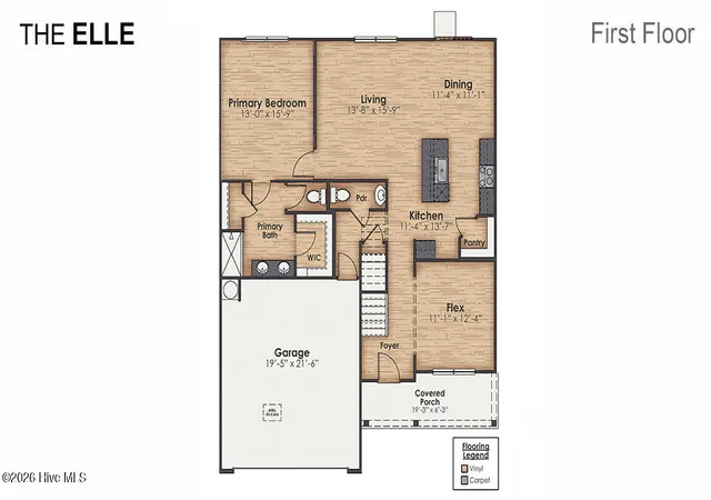Photo 3 of Single family home for sale at 284 Marshwood St #Lot 80, Richlands, NC 28574 | MLS# 100588385 | Listing updated on 2026-09-04