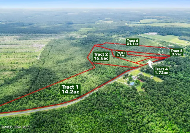 Photo 2 of Land for sale at 14ac Davis Rd, Richlands, NC 28574 | MLS# 100595130 | Listing updated on 2026-09-15