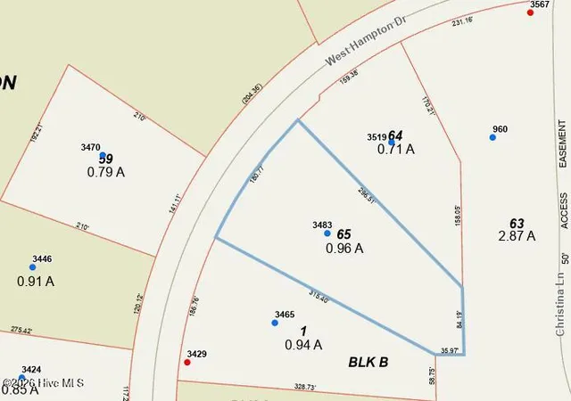 Photo 3 of Land for sale at 3483 W Hampton Dr, Rocky Mount, NC 27804 | MLS# 100551962 | Listing updated on 2026-03-02